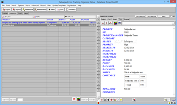 Project Cost Tracking Organizer Deluxe screenshot 3