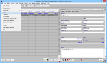 Project Cost Tracking Organizer Deluxe screenshot 5