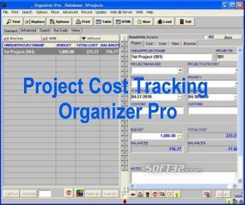 Project Cost Tracking Organizer Pro screenshot 2