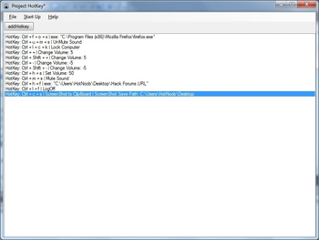 Project HotKey screenshot