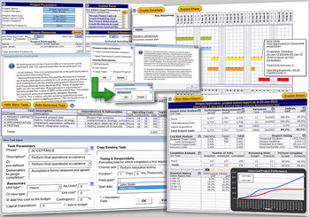 Project Management Template for Excel screenshot