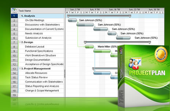Project Plan screenshot