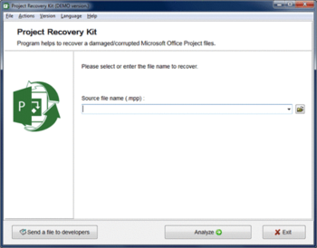 Project Recovery Kit screenshot