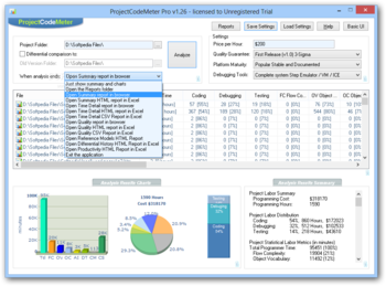 ProjectCodeMeter screenshot 3