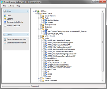 ProjectEnvision SqlDoc screenshot