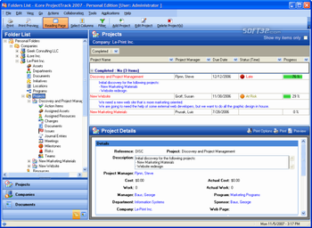 ProjectTrack Personal Edition screenshot 3