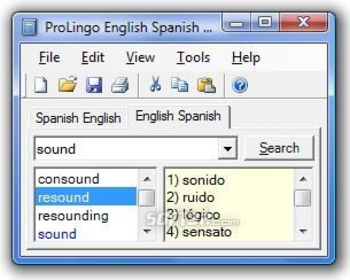 ProLingo English to Spanish Dictionary screenshot 3