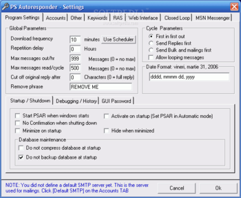 PromaSoft AutoResponder screenshot 3