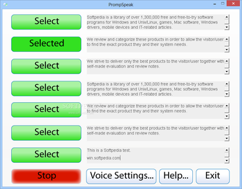 PrompSpeak screenshot