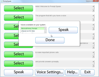 Prompt Speak screenshot
