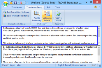 @PROMT English-French Professional Translator screenshot 18