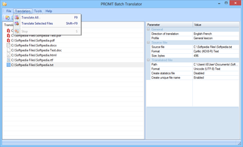 @PROMT English-French Professional Translator screenshot 24