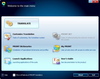 PROMT Professional Translator Multilingual Pack screenshot