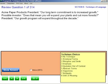 Propaganda Review screenshot