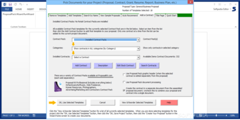 Proposal Pack Wizard screenshot 9