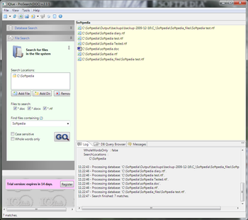 ProSearchDOC screenshot 2