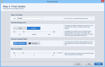ProShow Gold screenshot 5