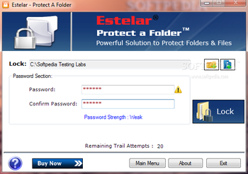 Protect A Folder screenshot 2