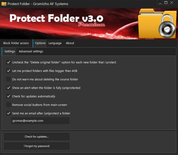 Protect Folder screenshot 4