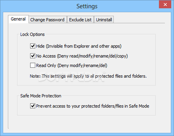 Protect My Folders screenshot 2