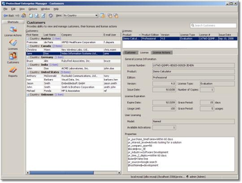 Protection Licensing Server screenshot 2