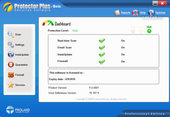 Protector Plus Professional Antivirus screenshot 2