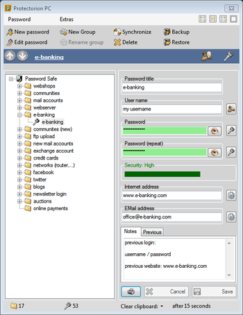 Protectorion Data Safe screenshot 2
