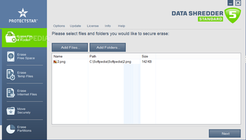 ProtectStar Data Shredder screenshot