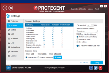 Protegent 360 screenshot 6