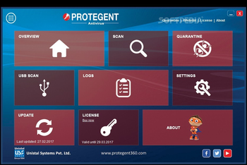 Protegent Antivirus screenshot