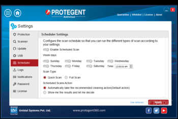 Protegent Antivirus screenshot 10