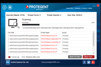 Protegent Antivirus screenshot 4