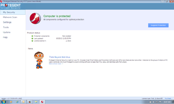 Protegent Internet Security screenshot