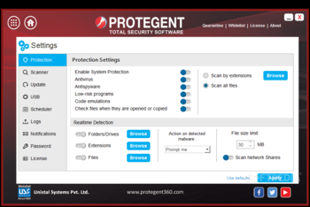 Protegent Total Security screenshot 12