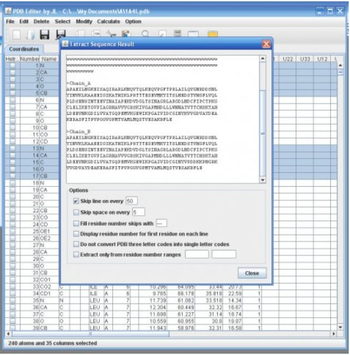 Protein Data Bank Editor screenshot 11