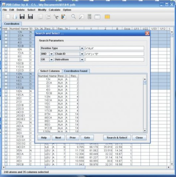 Protein Data Bank Editor screenshot 12