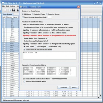 Protein Data Bank Editor screenshot 13