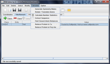 Protein Data Bank Editor screenshot 7