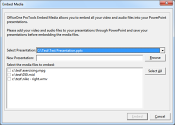 ProTools Embed Media screenshot 2