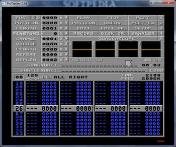 ProTracker screenshot