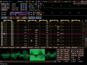 Protrekkr screenshot