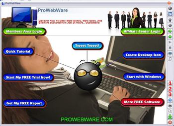 ProWebWare Online Marketing Software screenshot