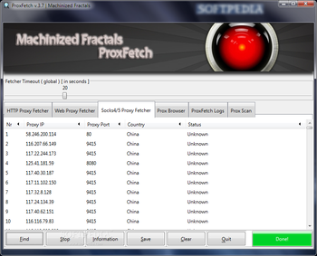 ProxFetch screenshot 2