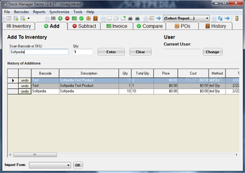 Proxis Stock Manager screenshot 2