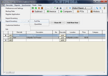 Proxis Stock Manager screenshot 4