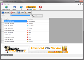 Proxy Finder Premium screenshot