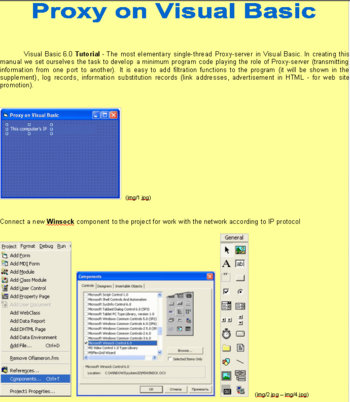 Proxy in Visual Basic 6 screenshot
