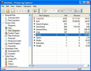 Proxy Log Explorer screenshot 3