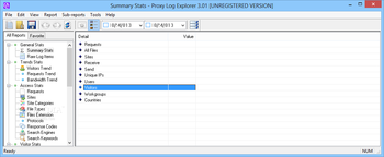 Proxy Log Explorer Professional Edition screenshot