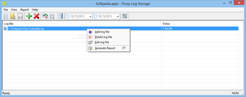 Proxy Log Storage Standard Edition screenshot